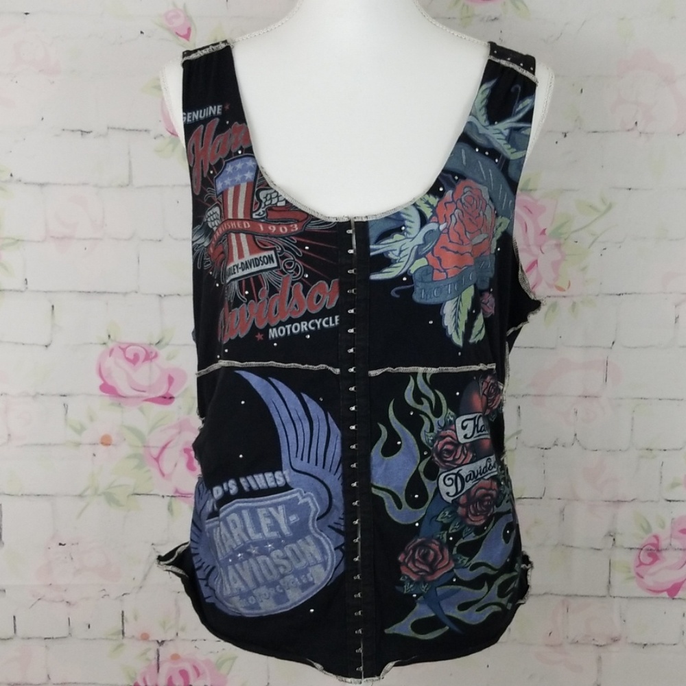 Harley Davidson Tank Top XL Black graphic hook